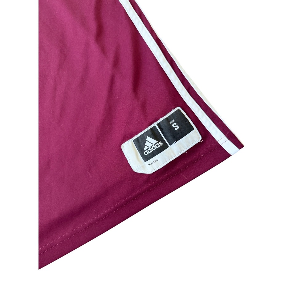 Adidas Reversible Basketball Jersey Mini Dress Maroon White Climalite Streetwear - Picture 13 of 13